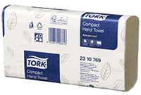 HAND TOWEL COMPACT 19cm X 5.2cm 2310769 TORK CTN 24
