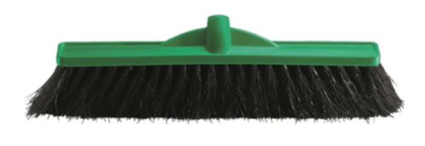 BROOM HEAD 450mm MEDIUM STIFF GREEN B-12131 OATES